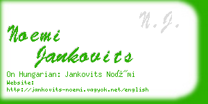 noemi jankovits business card